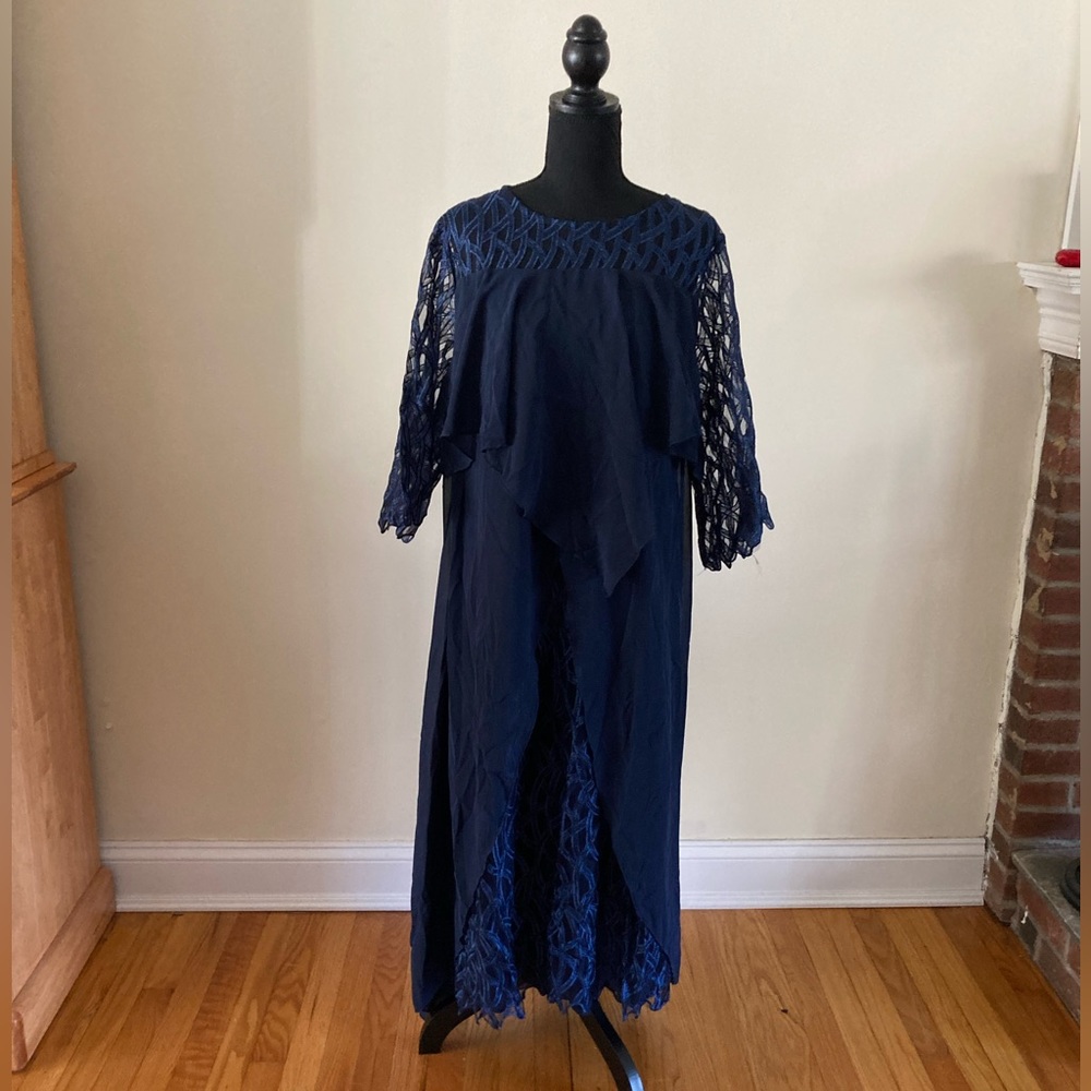 Navy Blue Mother of the Bride or Groom Dress in 3XL
